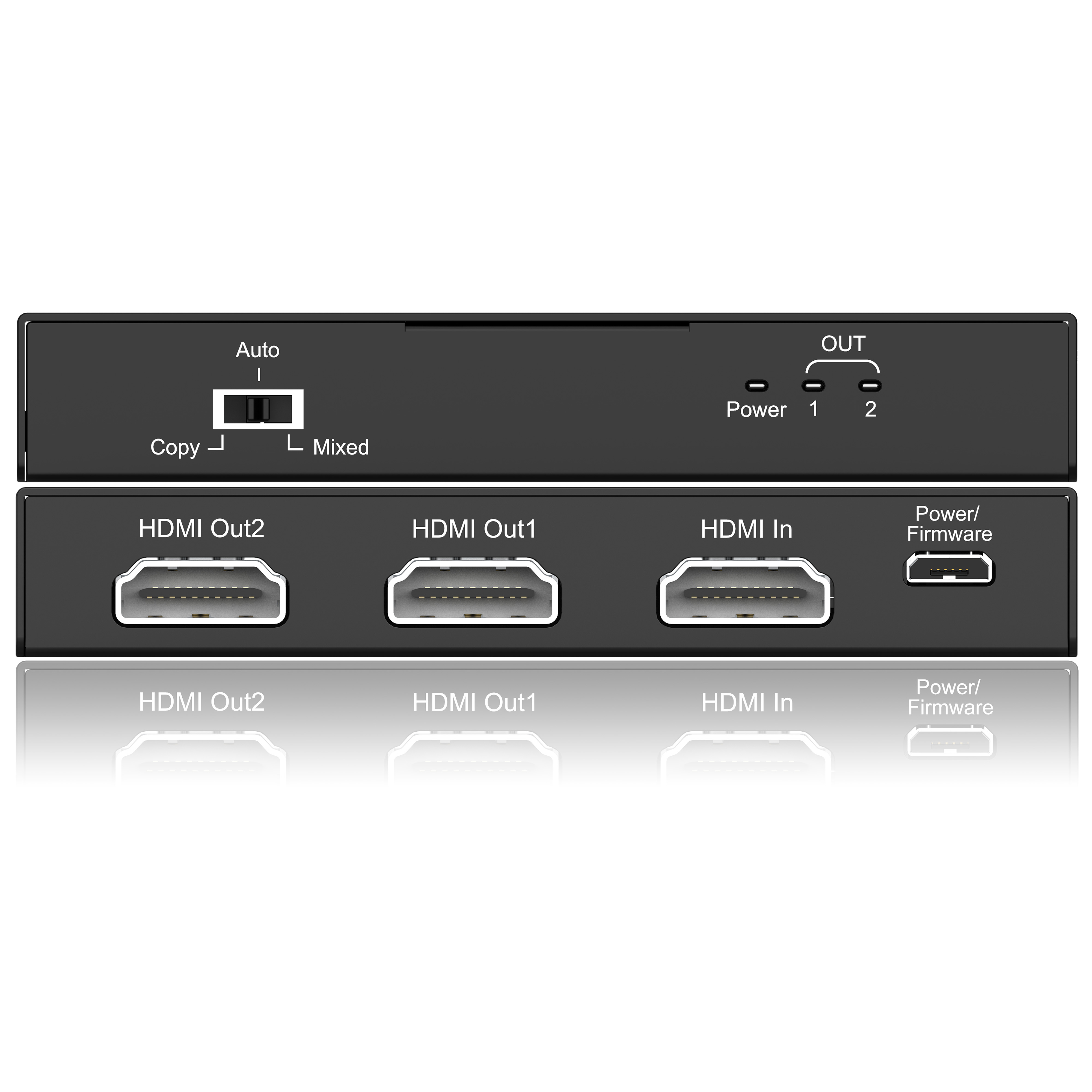 1x2 HDMI Splitter-Support 4K@60HZ 4:4:4