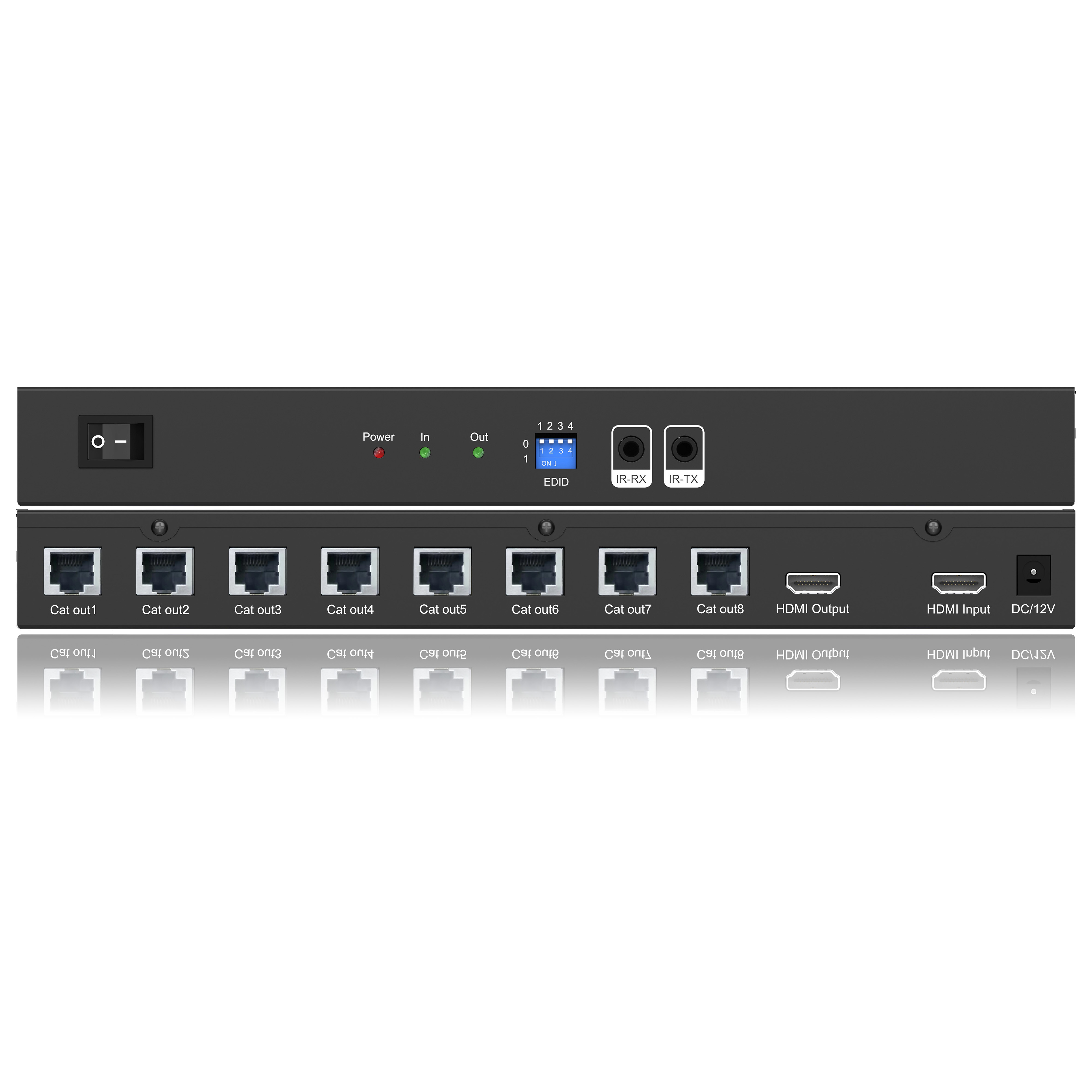 1x8 HDMI Splitter Extender - Up to 50m 1080P