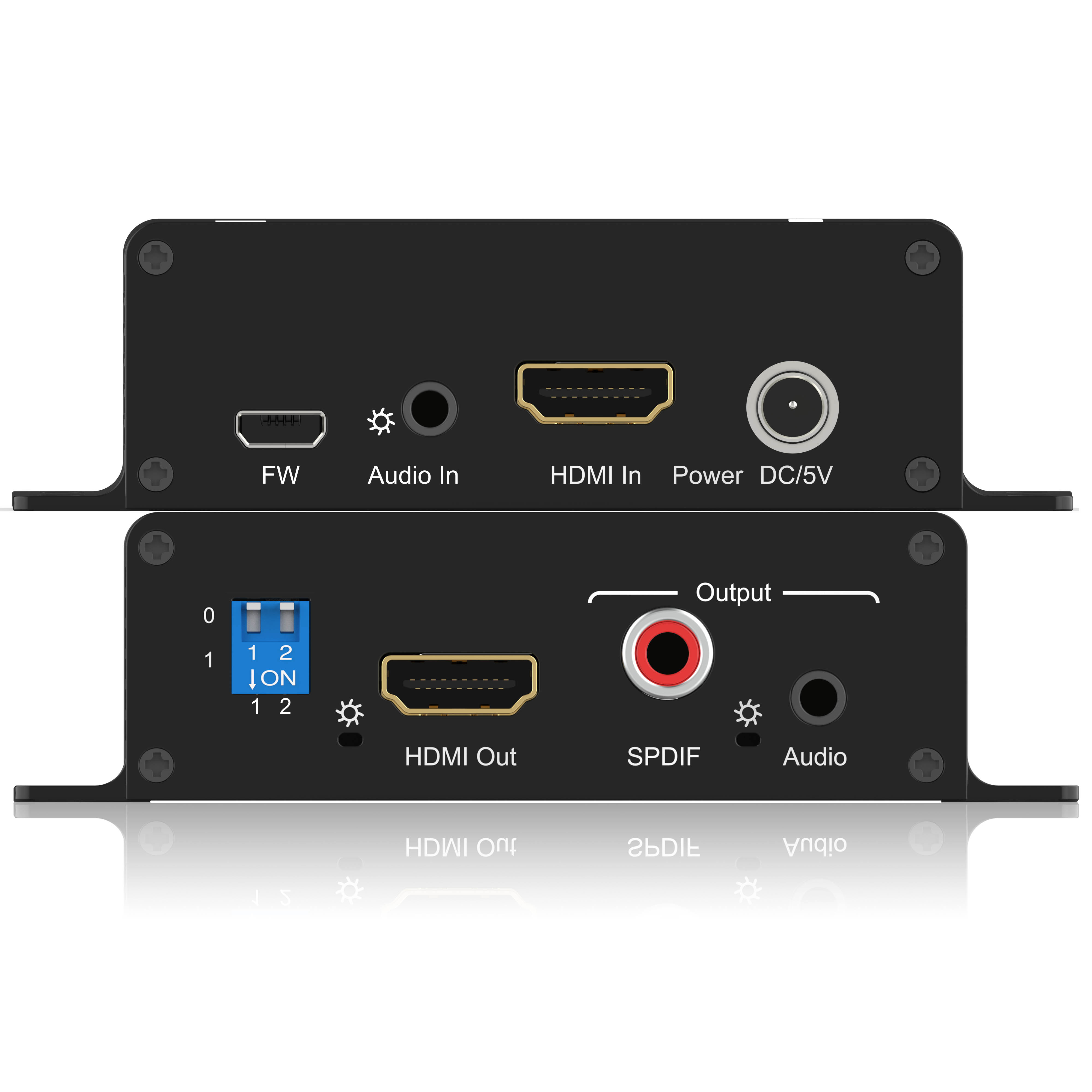HDMI Audio Embedder & Extractor-Support 4K@60Hz 4:4:4