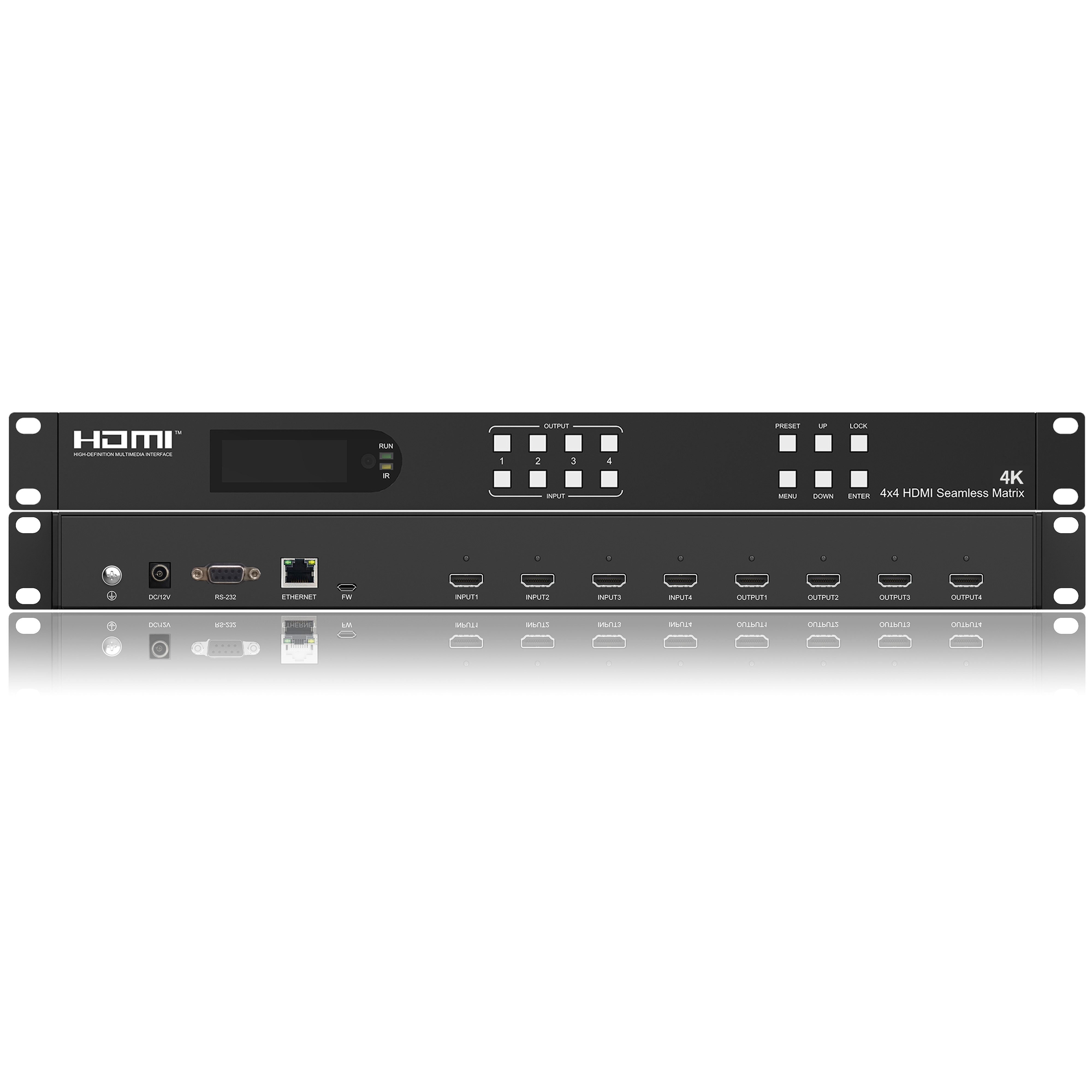4x4 HDMI Seamless Matrix & 2x2 Video Wall 4K@30Hz