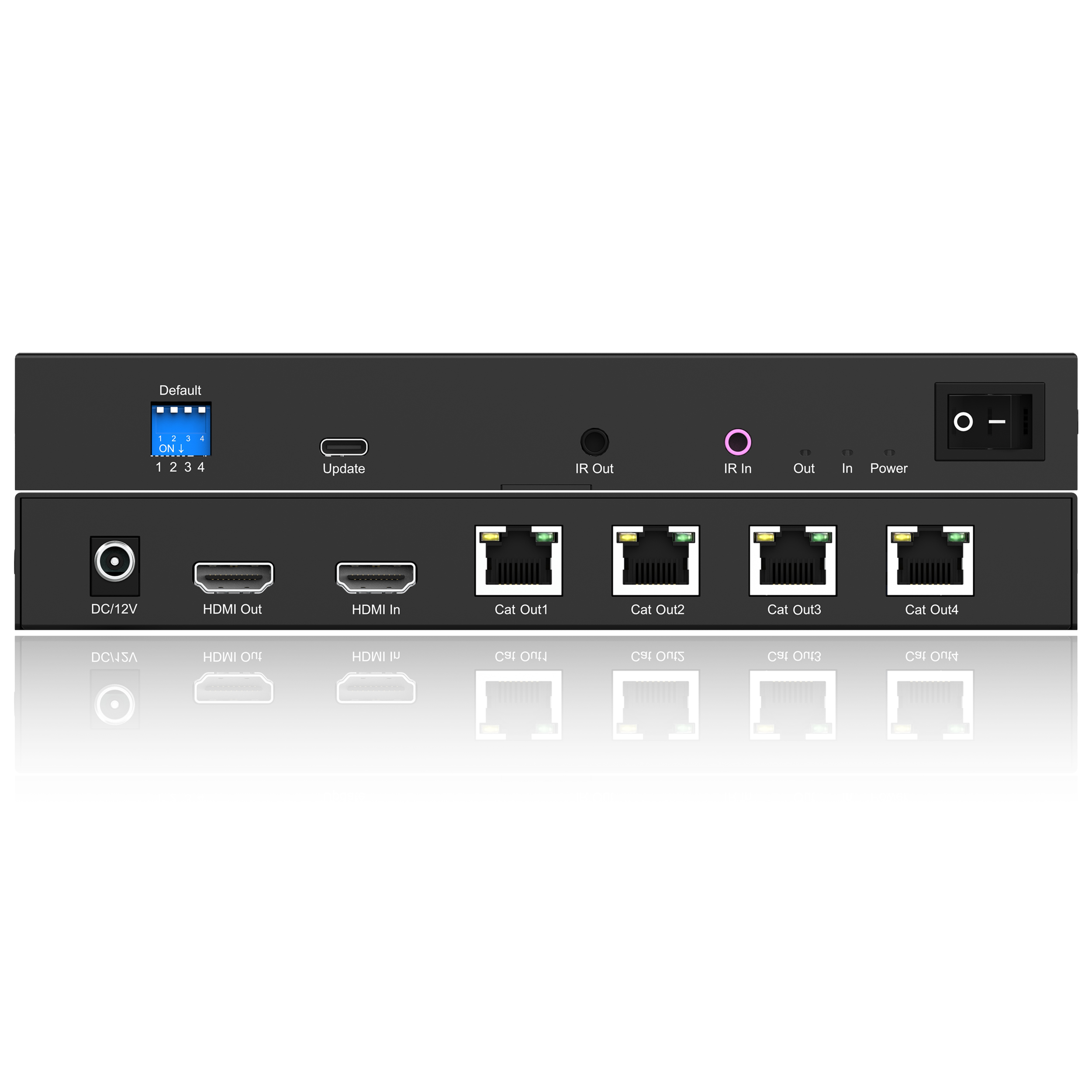 1x4 HDMI Splitter Extender - Up to 50m 4K@30Hz 4:4:4