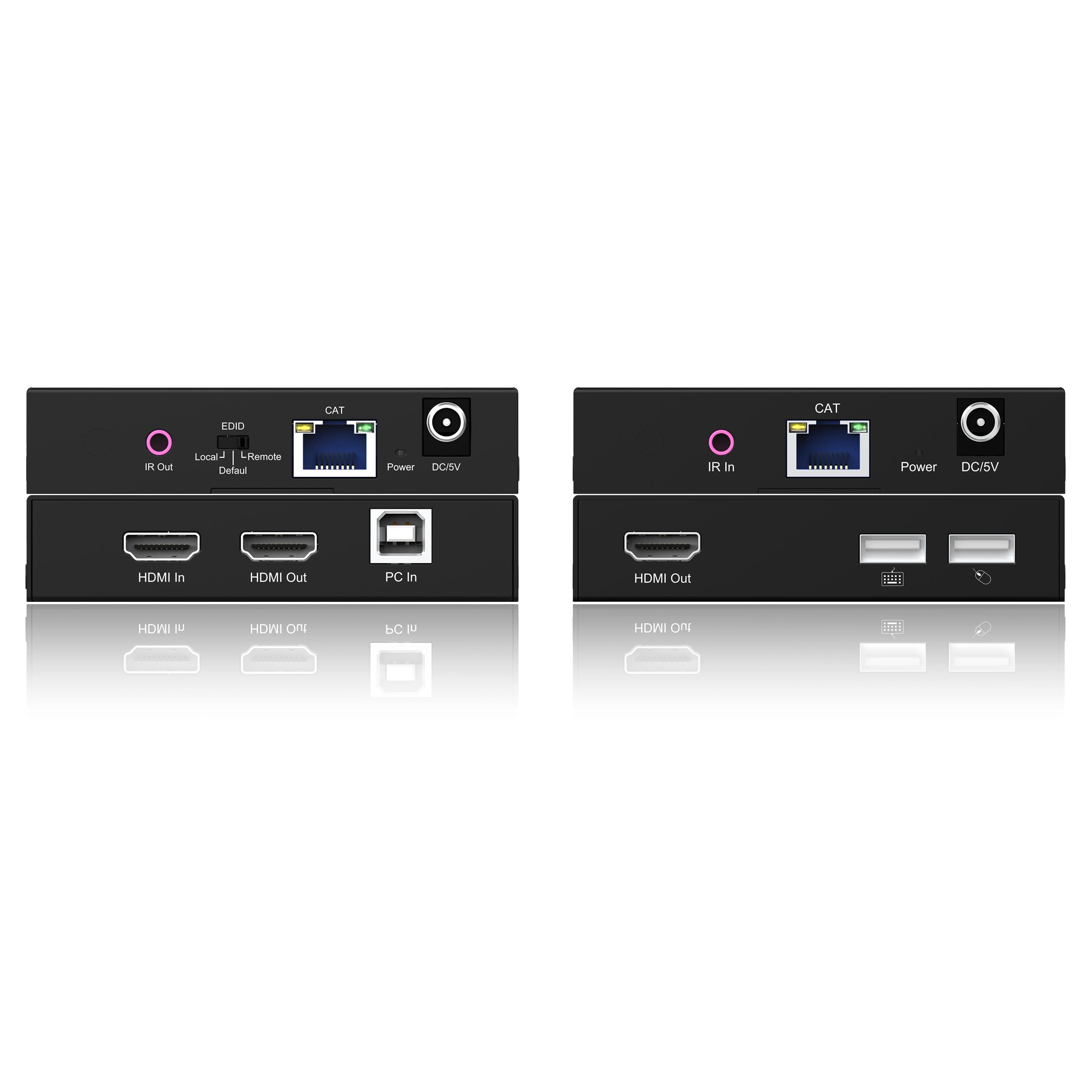 HDMI USB Extender - Support 70m 4K@60Hz 4:4:4